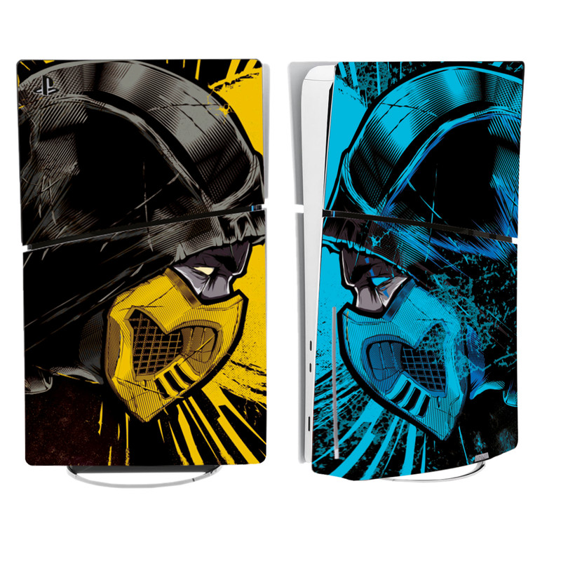 برچسب کنسول پلی استیشن 5 اسلیم طرح MORTAL KOMBAT مدل SKIN SLIM PS508