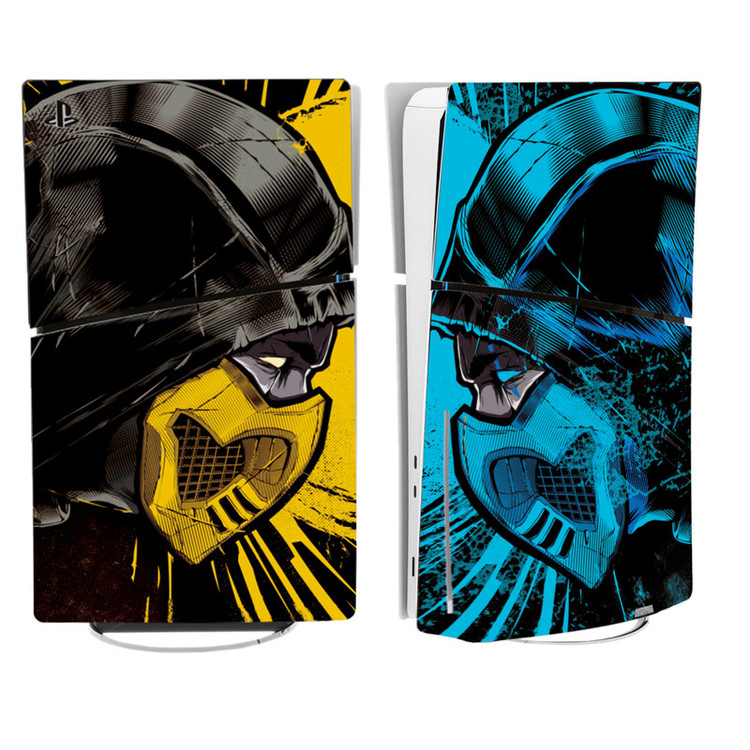 برچسب کنسول پلی استیشن 5 اسلیم طرح MORTAL KOMBAT مدل SKIN SLIM PS508