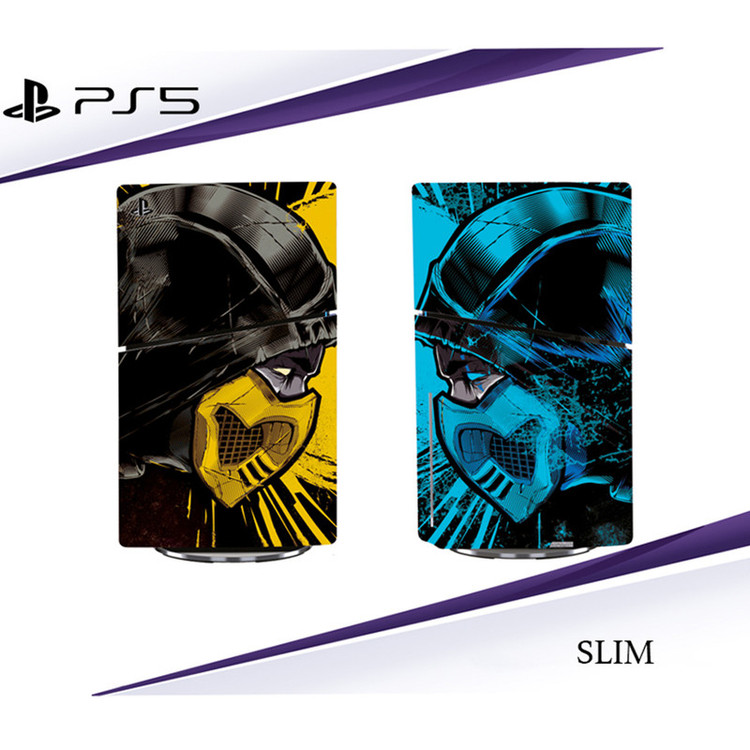برچسب کنسول پلی استیشن 5 اسلیم طرح MORTAL KOMBAT مدل SKIN SLIM PS508