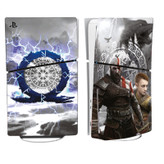 برچسب کنسول پلی استیشن 5 اسلیم طرح GOD OF WAR مدل SKIN SLIM PS515
