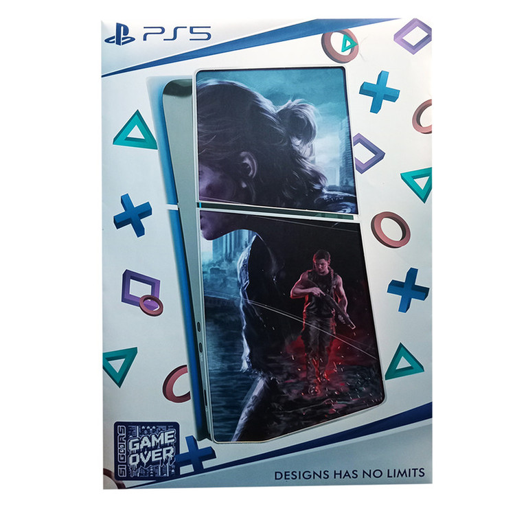 برچسب کنسول پلی استیشن 5 اسلیم طرح LAST OF US مدل SKIN SLIM PS507