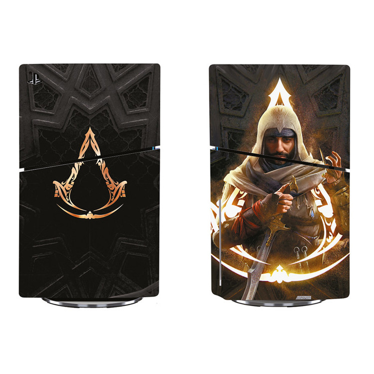 برچسب کنسول پلی استیشن 5 اسلیم طرح Assassin’s Creed مدل SKIN SLIM PS501