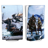 برچسب کنسول پلی استیشن 5 اسلیم طرح گاد آف وار مدل SKIN SLIM PS519 GOD OF WAR