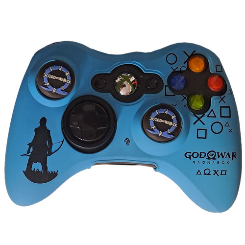 محافظ دسته ایکس باکس 360 مدل GOD OF WAR به همراه روکش آنالوگ