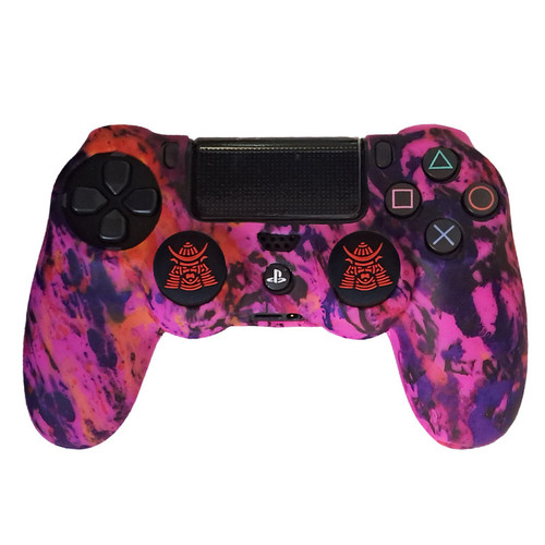 محافظ دسته پلی استیشن 4 طرح رنگارنگ مدل colorful pink PS4296