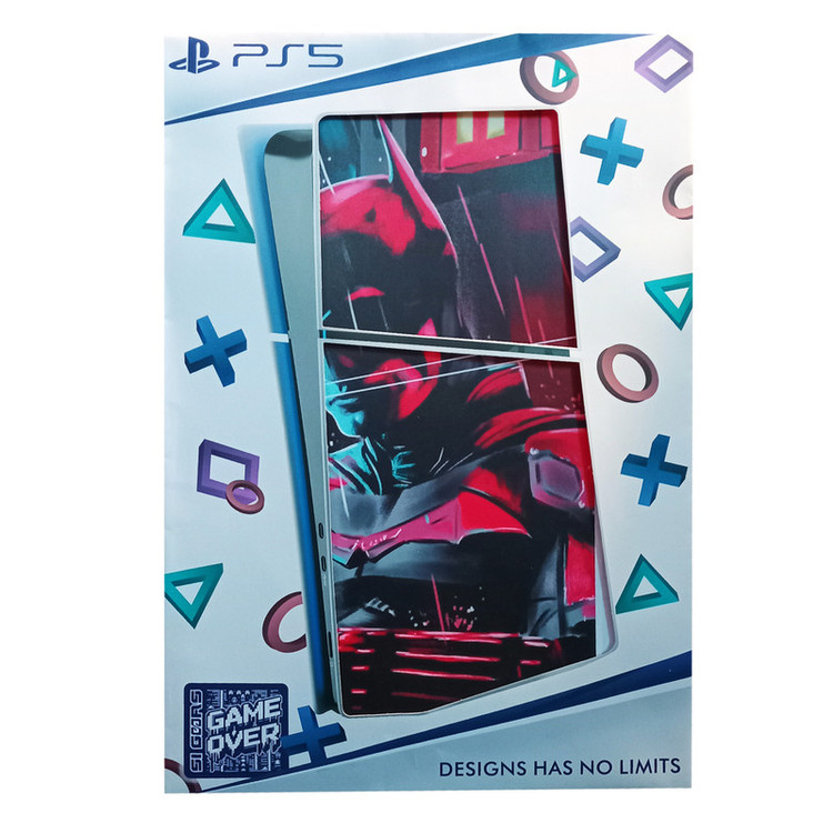 برچسب کنسول پلی استیشن 5 اسلیم طرح بتمن مدل SKIN SLIM PS506