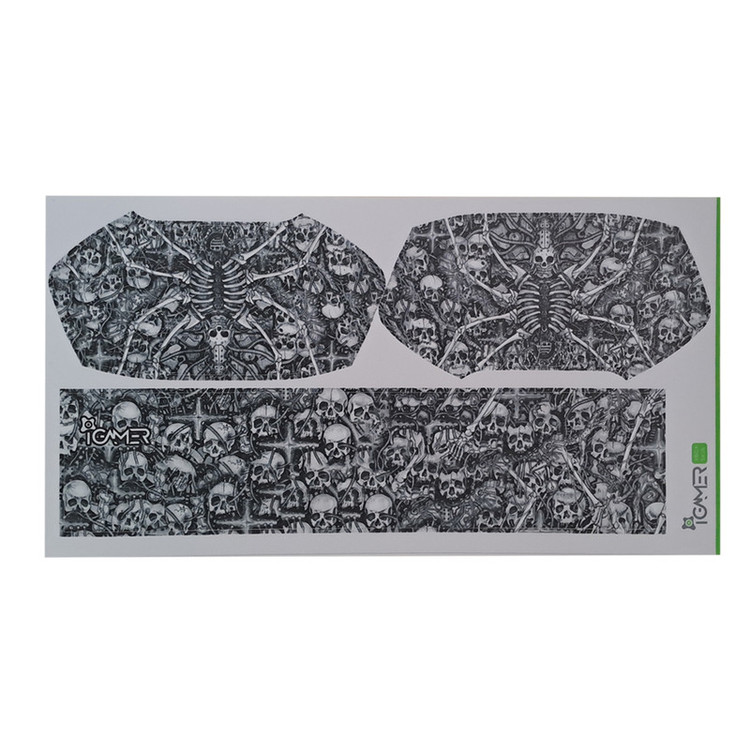 برچسب کنسول بازی ایکس باکس سری اس آیگیمر طرح اسکلت عنکبوتی مدل Skins0015 مجموعه 3 عددی