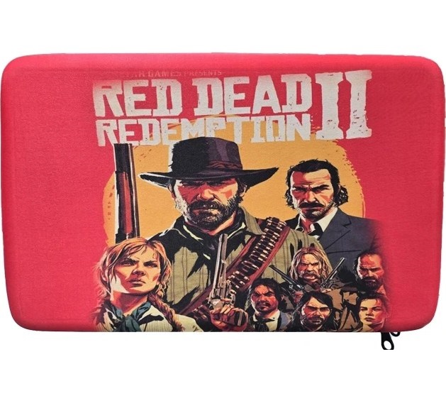 کیف حمل ۴ کاره مناسب برای کنسول PS5 Slim طرح Red Dead Redemption 2 رنگ قرمز - Red