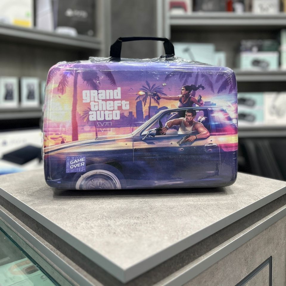 کیف حمل کنسول ps5 slim طرح GTA VI