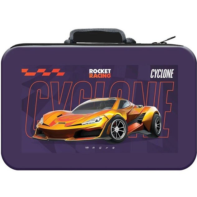 کیف حمل 5 کاره پلی استیشن 5 اسلیم طرح Rocket Racing- محافظ کنسول شما