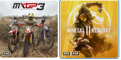 اکانت بازی mortal 11 + mxgp3 - ظرفیت 1 - ps4 & ps5