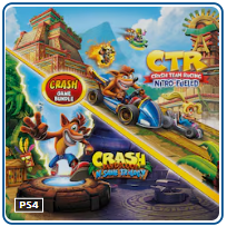 اکانت بازی crash ctr + crash bandicoot- ظرفیت 1 - ps4 & ps5