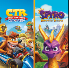اکانت بازی crash ctr + spyro- ظرفیت 1 - ps4 & ps5