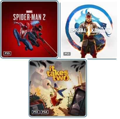 اکانت بازی spider man 2 + it takes two + mortal 1 - ظرفیت 1 - ps4 & ps5