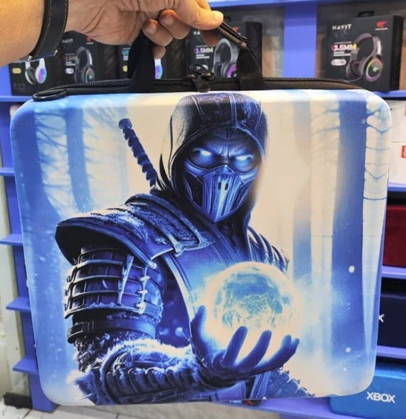 کیف حمل کنسول پلی استیشن ۴ طرح مورتال کمبت مدل Mortal ps4115