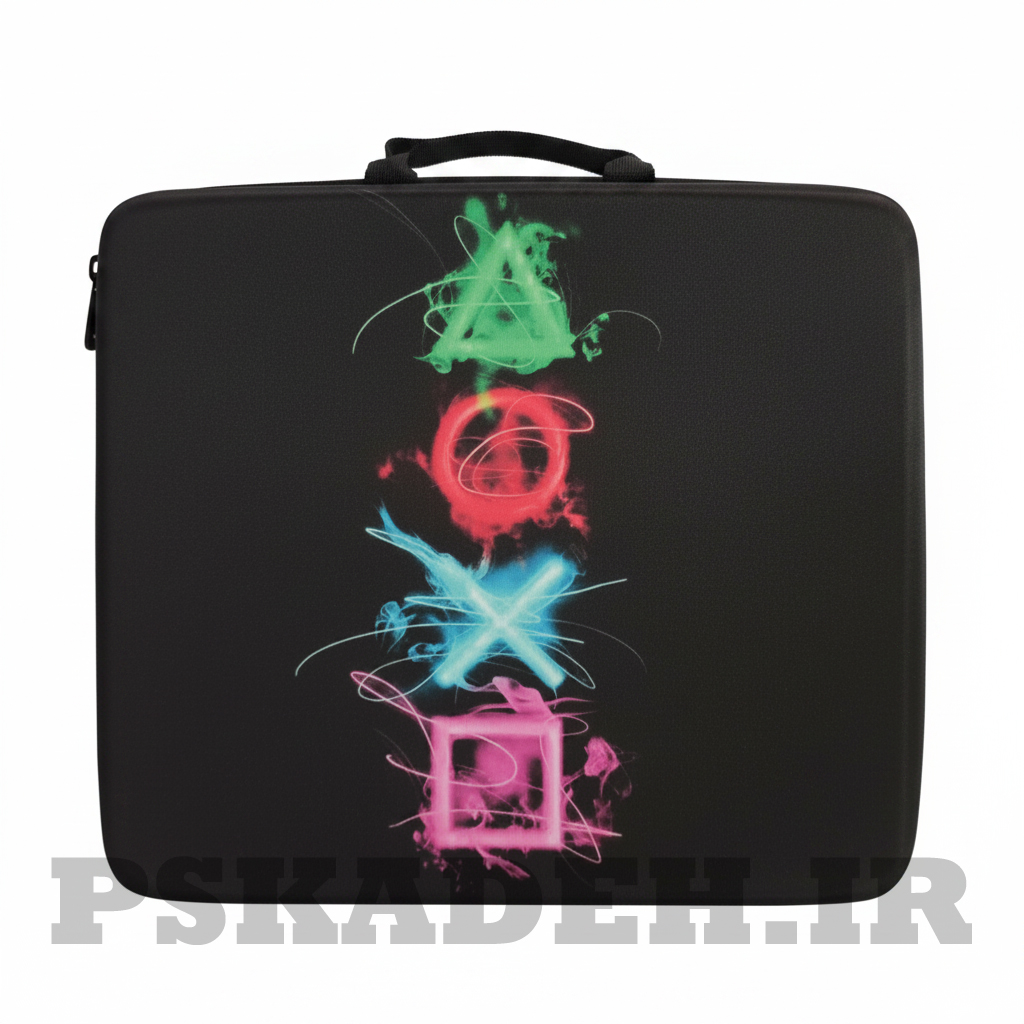 کیف کنسول پلی استیشن ۴ ps4  - طرح ضربدر فانتزی 1