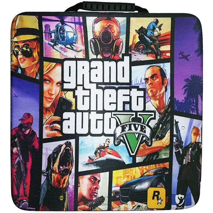 کیف حمل کنسول بازی پلی استیشن 4 طرح GTA V کد 139144