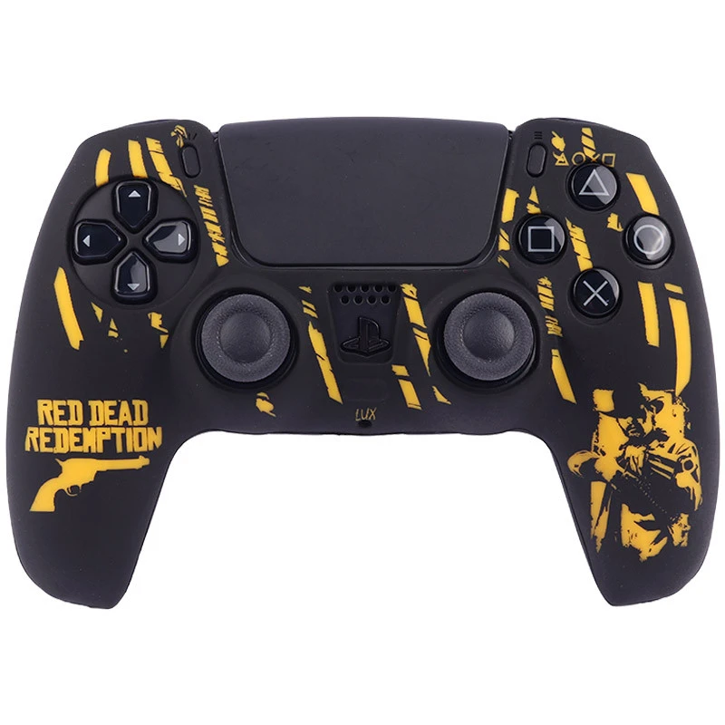 محافظ دسته بازی پلی استیشن 5 مدل red dead  مشکی زرد